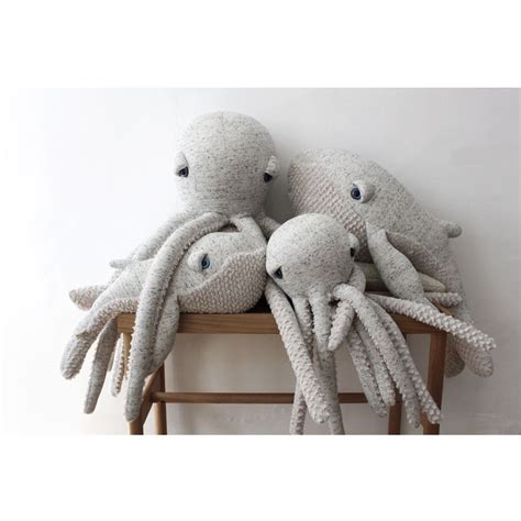 Original Giant Octopus Soft Toy 60cm Grey Bigstuffed Toys And