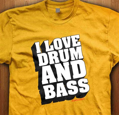 I Love Drum And Bass T Shirt