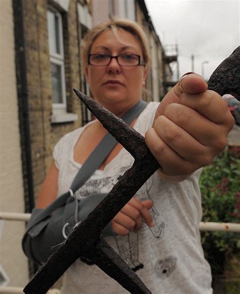 woman becomes impaled on a fence after tripping over on cobbles while out drinking with her