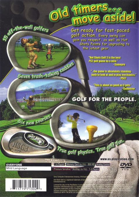 Hot Shots Golf 3 Boxarts For Sony Playstation 2 The Video Games Museum