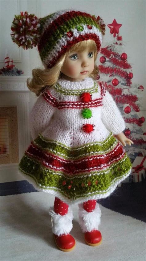 Christmas Outfit For Dolls 13 Little Darling Dianna Effner Handmade