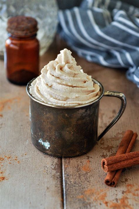 Homemade Cinnamon Whipped Cream Home Cooked Harvest