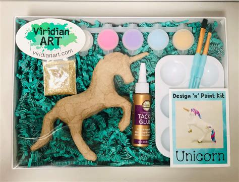 Paint Your Own Unicorn Design And Paint Kit Free Shipping Art Kits For