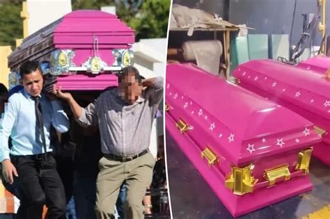 Hot Pink Barbie Themed Coffins For Sale ‘death In Plastic Its Fantastic