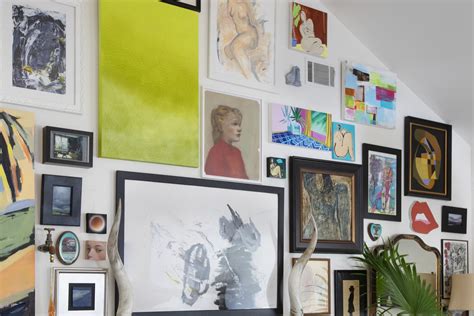 Unconventional Way To Display Art In Home Apartment Therapy