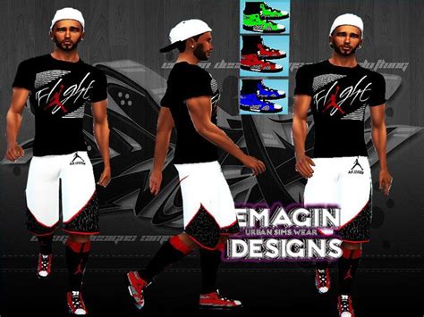 Mens 3 Color Custom Jordans The Sims 4 Catalog Sims 4 Sims 4 Cc