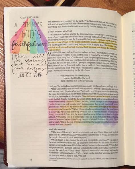 Genesis 911 17 Gods Covenant With Noah Love The Simple Rainbow