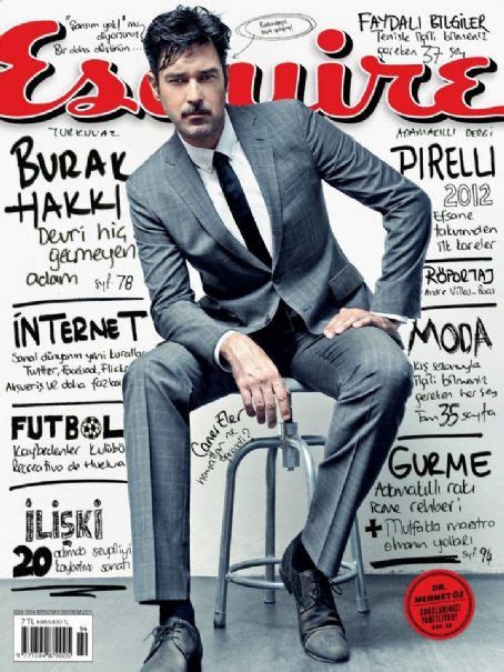 burak hakki esquire magazine october 2011 cover photo turkey