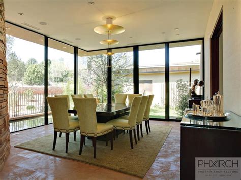 Sedona Estate Dining Room With Contemporary Furnishings Hgtv