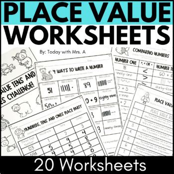 place  worksheets  nicole abercrombie today    tpt