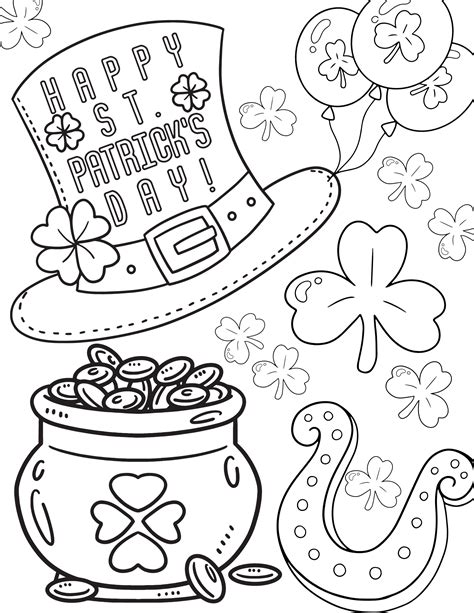 Free Printable St Patricks Day Coloring Pages