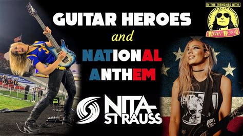 Nita Strauss Talks Guitar Heroes And National Anthem Youtube
