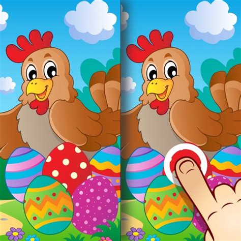 Easter Find The Difference Game For Kids Toddlers And Adults Iphone App