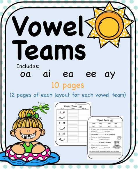 New 268 Vowel Teams Worksheet Vowel Worksheet Vowel Teams Esl