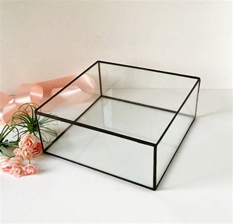 Large Glass Display Box Glass Box Clear Glass Jewelry Box