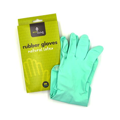 Rubber Gloves Medium Green The Refill Room