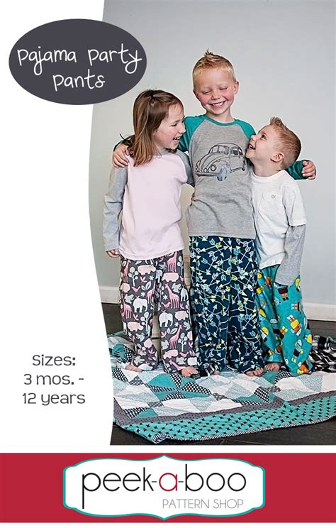 Pajama Pants Pattern Free Pdf Sewing Pattern