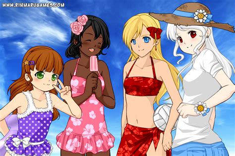 Grievousgrimalkin Plays Dress Up Anime Summer Girls Dress Up By Rinmaru Games