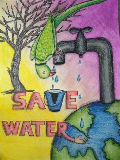 Save Water Drawing Save Water Drawing Vrogue Co