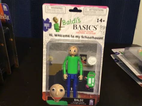 Baldis Basics 5” Baldi Happy Action Figure Series 1 Phatmojo Brand New