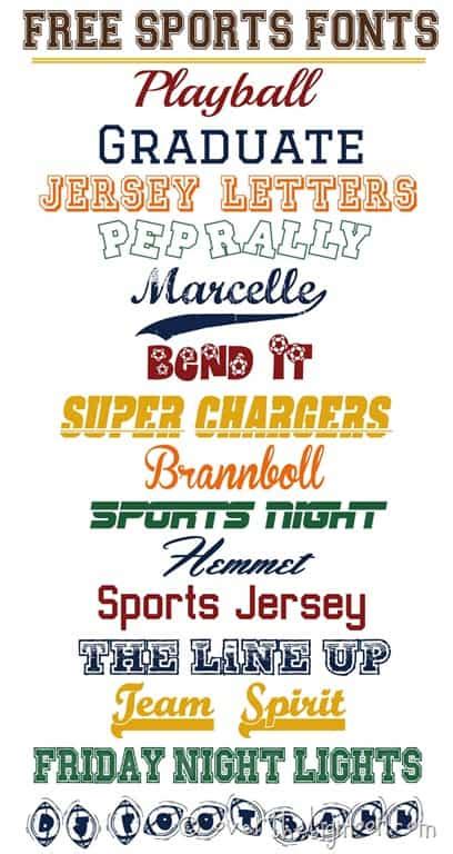 Free Sports Fonts