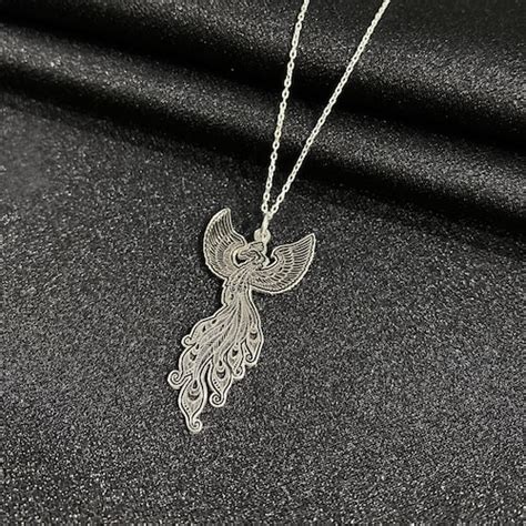 Phoenix Necklace 925 Sterling Silver Jewelry Personalized Etsy Canada
