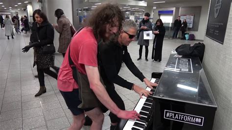 Barefoot Guy Asks For A Piano Duet Youtube