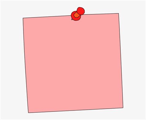 Pink Sticky Note Png Post It Free Clipart PNG Image Transparent PNG