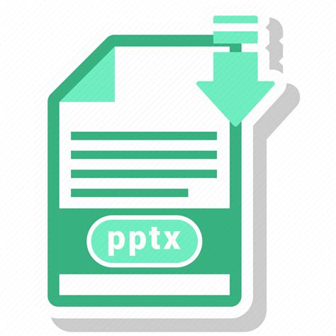 Document File File Format Pptx Icon Download On Iconfinder