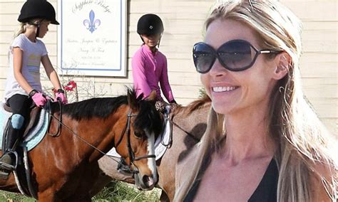 Denise Richards Enjoys A Day With Her Daughters As She Watches Them Go