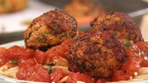 chicken parm meatballs and spaghetti recipe rachael ray show