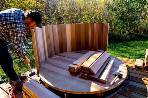 How To Build A Wood Fired Hot Tub In 2023 Hot Tub Outdoor Hot Tub Plans Cedar Hot Tub
