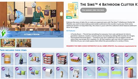 Everything Added In The Bathroom Clutter Kit In The Sims 4 Prima Games
