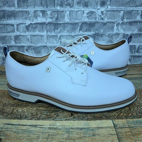 Footjoy Dryjoys Premiere Series Field Golf Shoes White 53986 Mens Size 12 W New Ebay