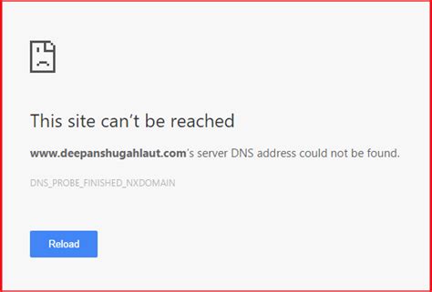 Servers DNS Address Could Not Be Found How To Fix Deepanshu Gahlaut