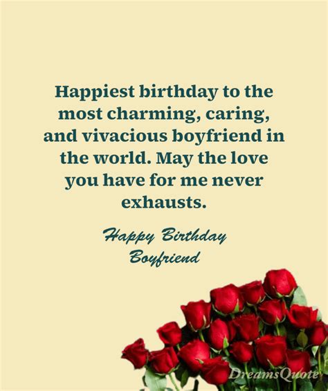 100 Birthday Wishes For Boyfriend Happy Birthday Boyfriend Dreams Quote