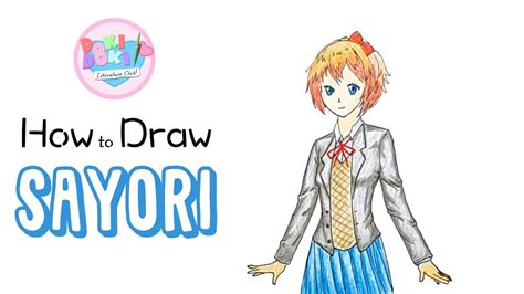 How To Draw Sayori From Doki Doki Literature Club Youtube