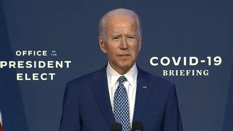 We need to tackle our nation's challenges and. President-elect Joe Biden speaks on COVID-19 Video - ABC News