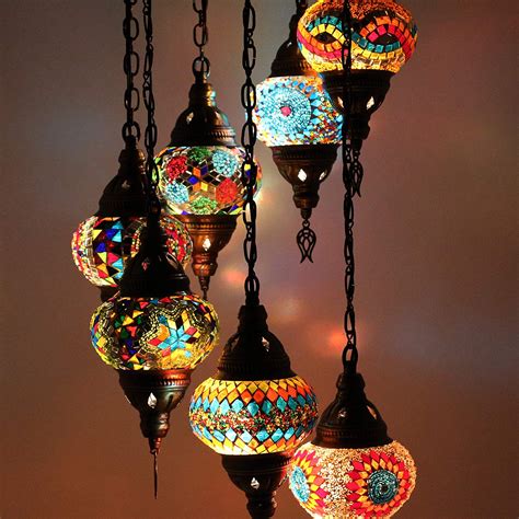 Türkische marokkanische Mosaik Lampen für Deckenhängen orientalischer