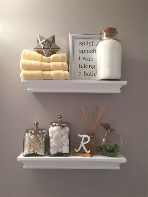 In the bathroom in sarah jessica parker and matthew broderick's hamptons home, simple glass shelving reflects the breezy, beachy mood of the space. Best 25+ Bathroom shelf decor ideas on Pinterest | Half ...