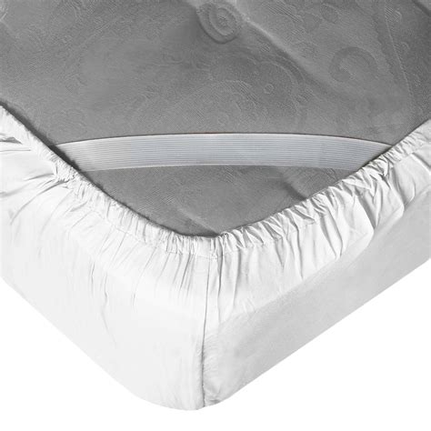 21” Extra Deep Pocket Ultra Soft Fitted Sheet With Corner Straps Cal