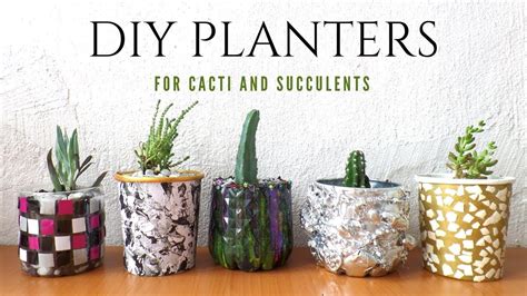 🌵 Five Planter Plant Pot Ideas Using Recycled Materials Planters