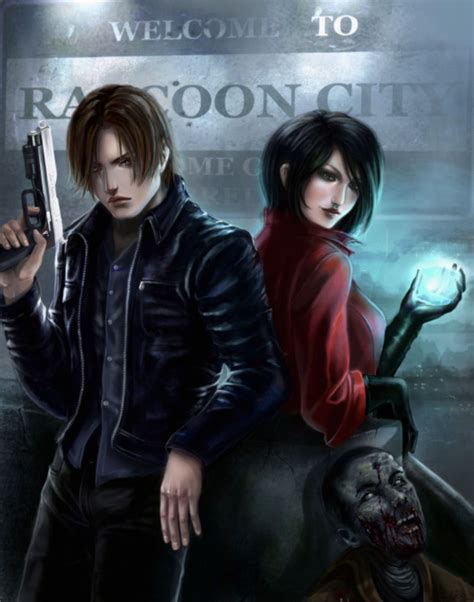 Leon X Ada Resident Evil Anime Resident Evil Leon Resident Evil