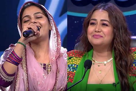 Indian Idol 13 Neha Kakkar Awestruck By Roopam Bharnariyas Rendition Of Ram Chahe Leela Fans