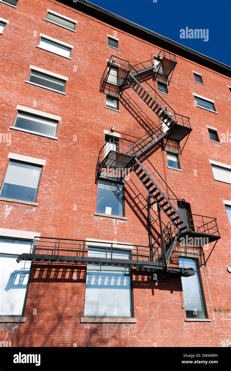 Steel Fire Escape Stairs Hi Res Stock Photography And Images Alamy