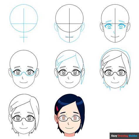 How To Draw Anime Characters Step By Step Easy