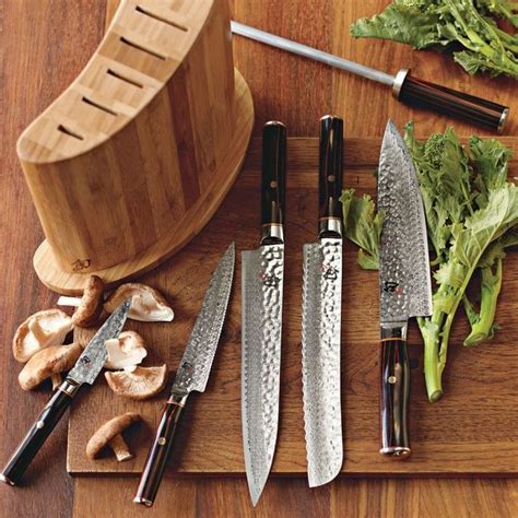 Shun Hiro 7 Piece Knife Block Set Shun Knives Knife Block Knife