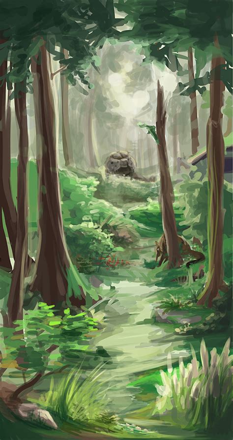 Forest Sketch By Yak Attak On Deviantart