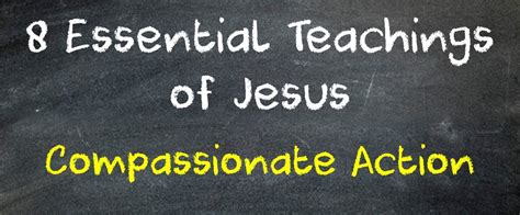 8 Essential Teachings Of Jesus Compassionate Action Saint Pauls Umc