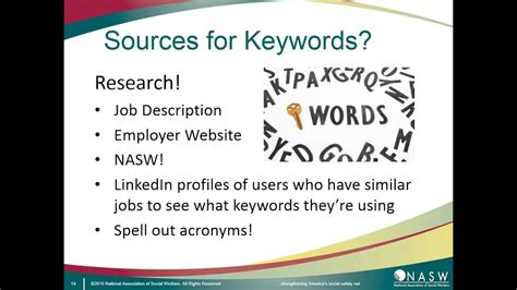 How to Use Keywords to Improve Your Social Work Resume | Social Work